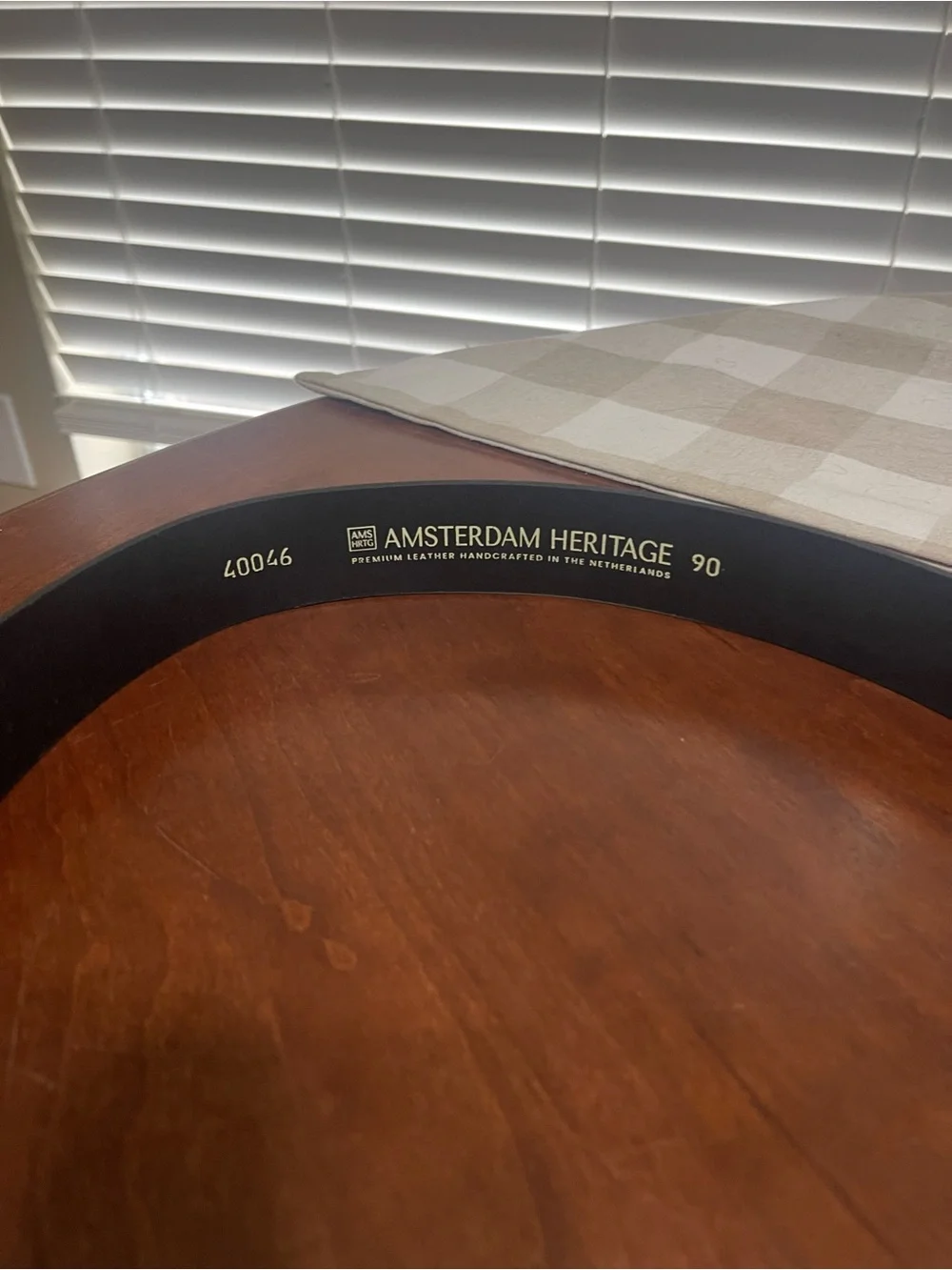 Amsterdam Heritage Elva black leather Belt - Picture 5 of 8